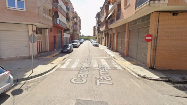 Imatge del carrer Ciutat de Tàrrega (Lleida)