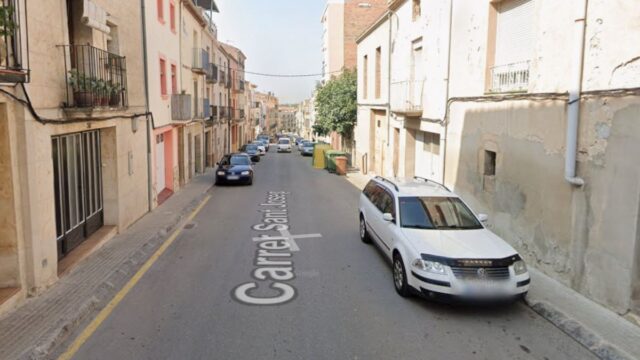 Imatge del carrer de Sant Josep (Bellpuig)