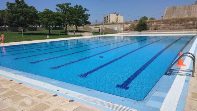 Imatge de la piscina de Mangraners (Lleida)